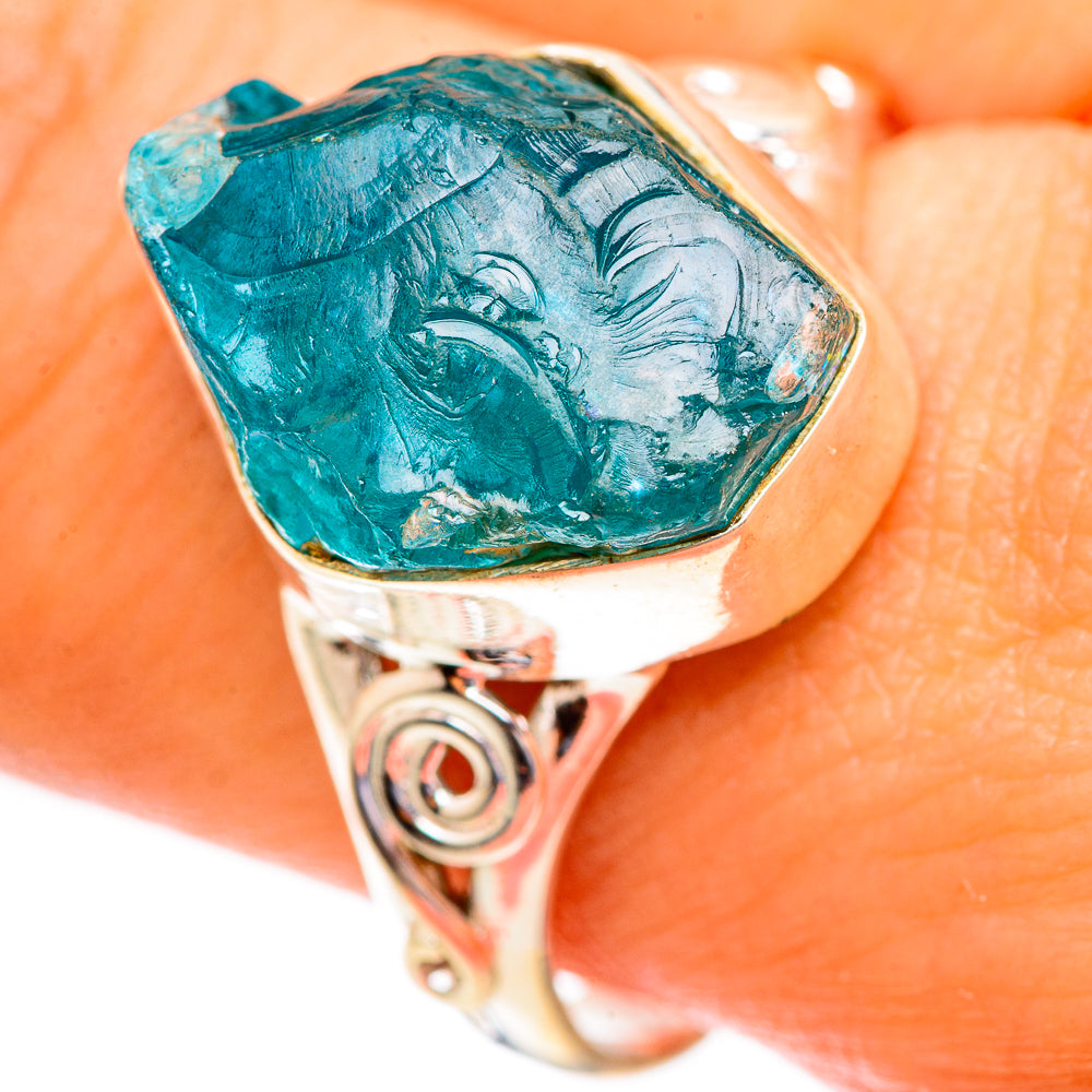 Apatite Rings handcrafted by Anasilvercos - RING123418