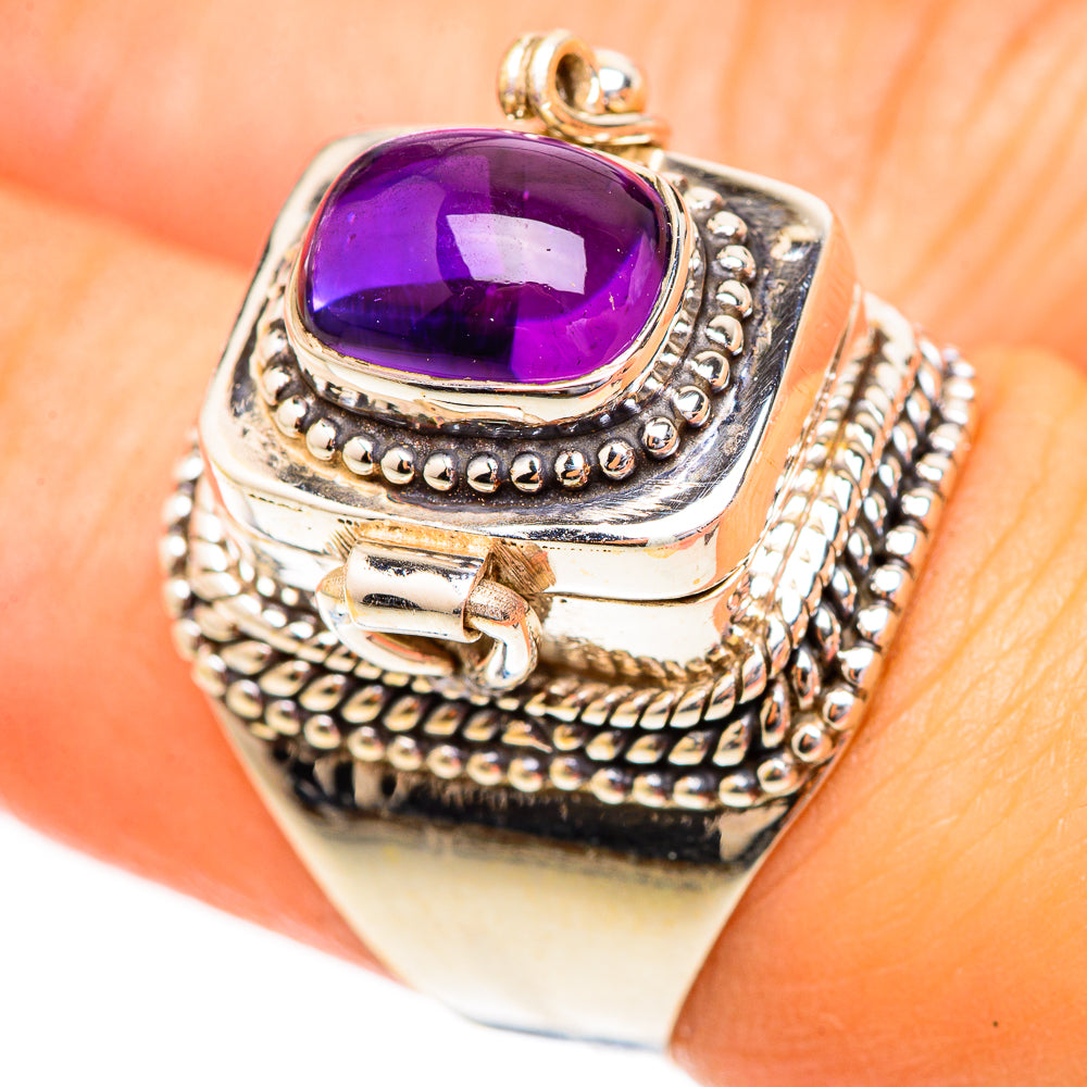 Amethyst Rings handcrafted by Anasilvercos - RING123423