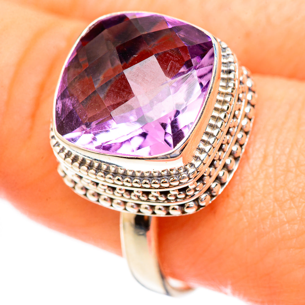 Amethyst Rings handcrafted by Anasilvercos - RING123442