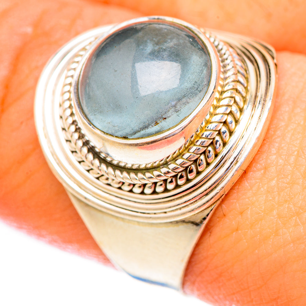 Aquamarine Rings handcrafted by Anasilvercos - RING123460