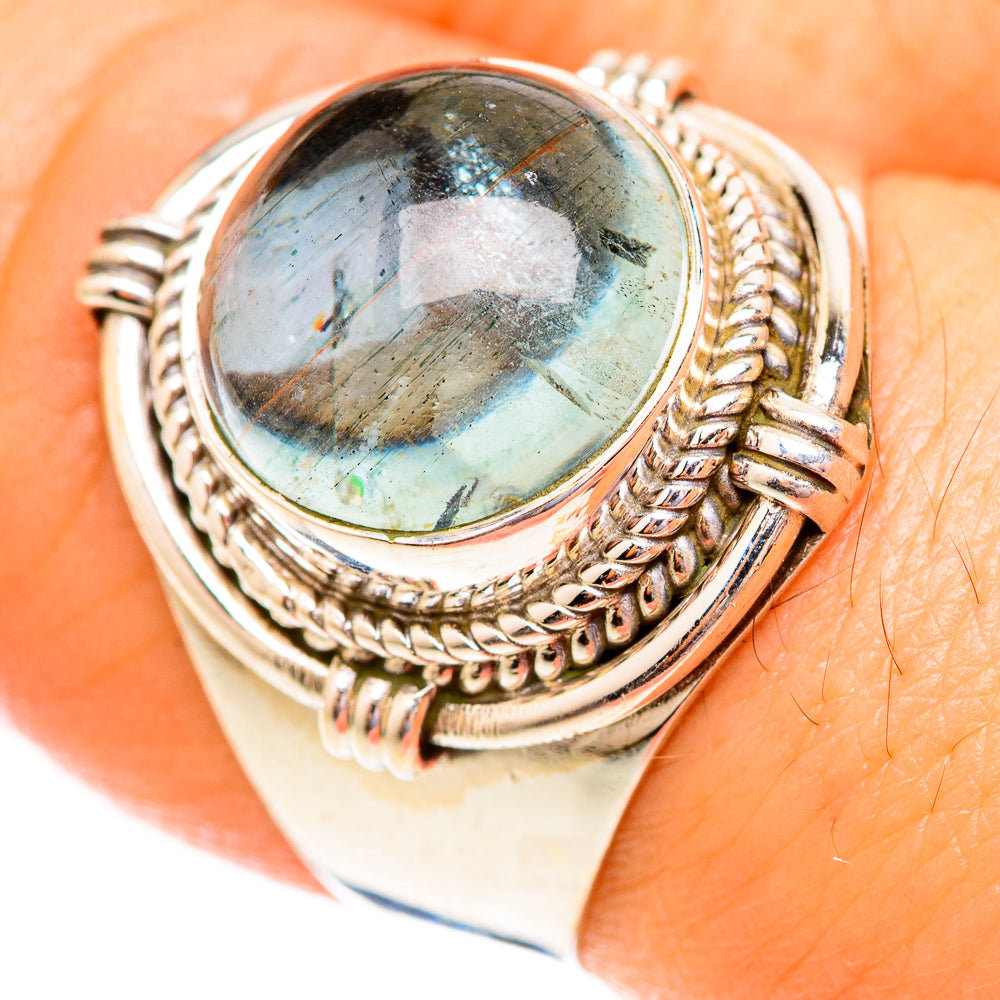Aquamarine Rings handcrafted by Anasilvercos - RING123474