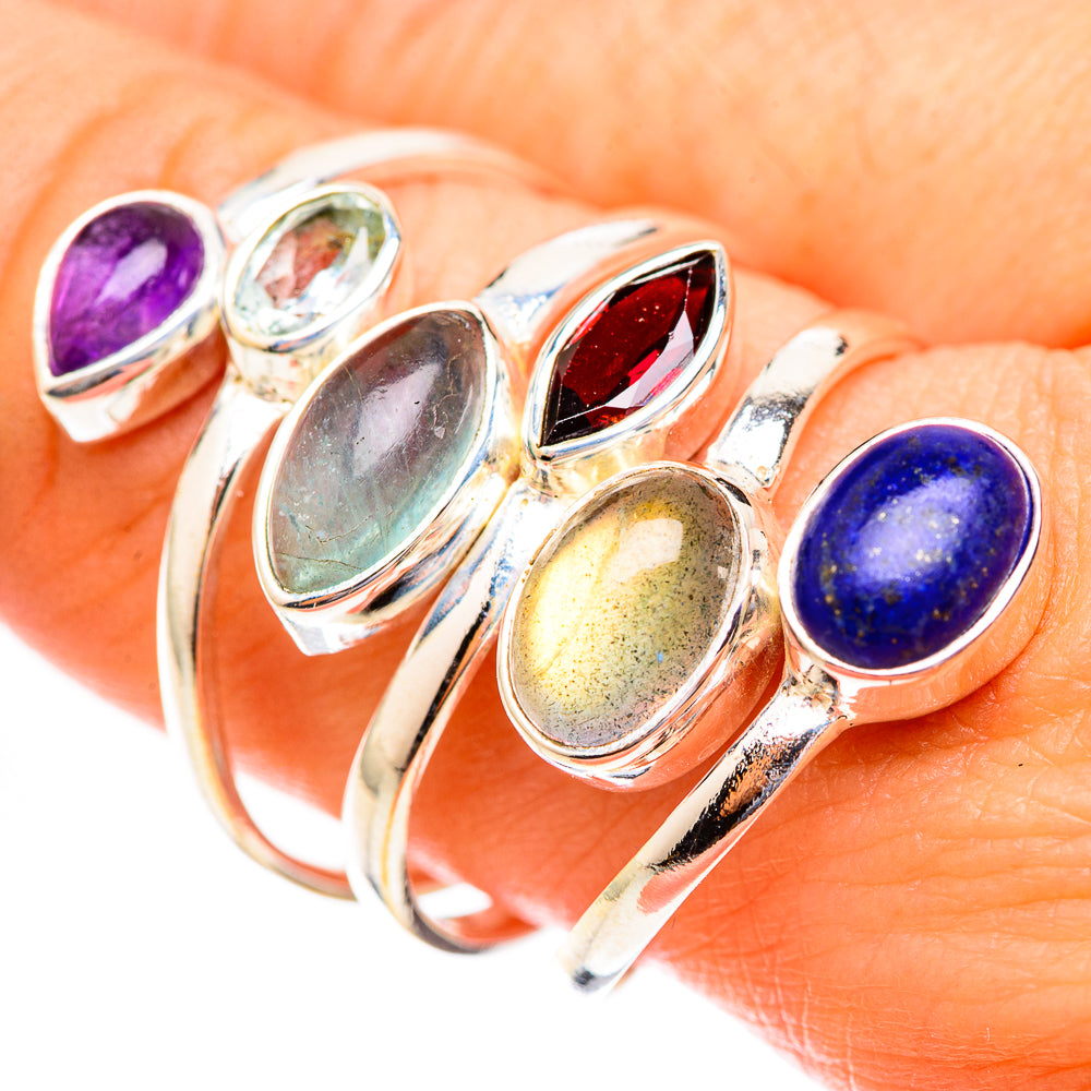 Labradorite Rings handcrafted by Anasilvercos - RING123504