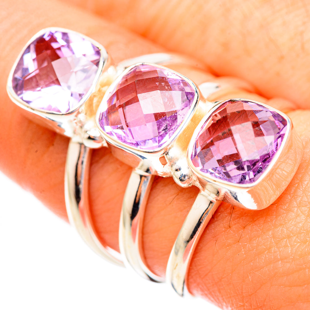Amethyst Rings handcrafted by Anasilvercos - RING123521