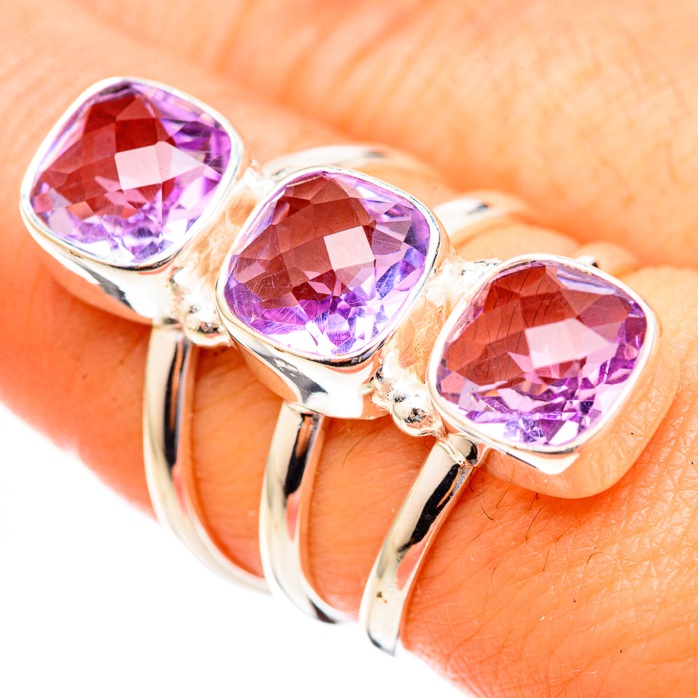 Amethyst Rings handcrafted by Anasilvercos - RING123544