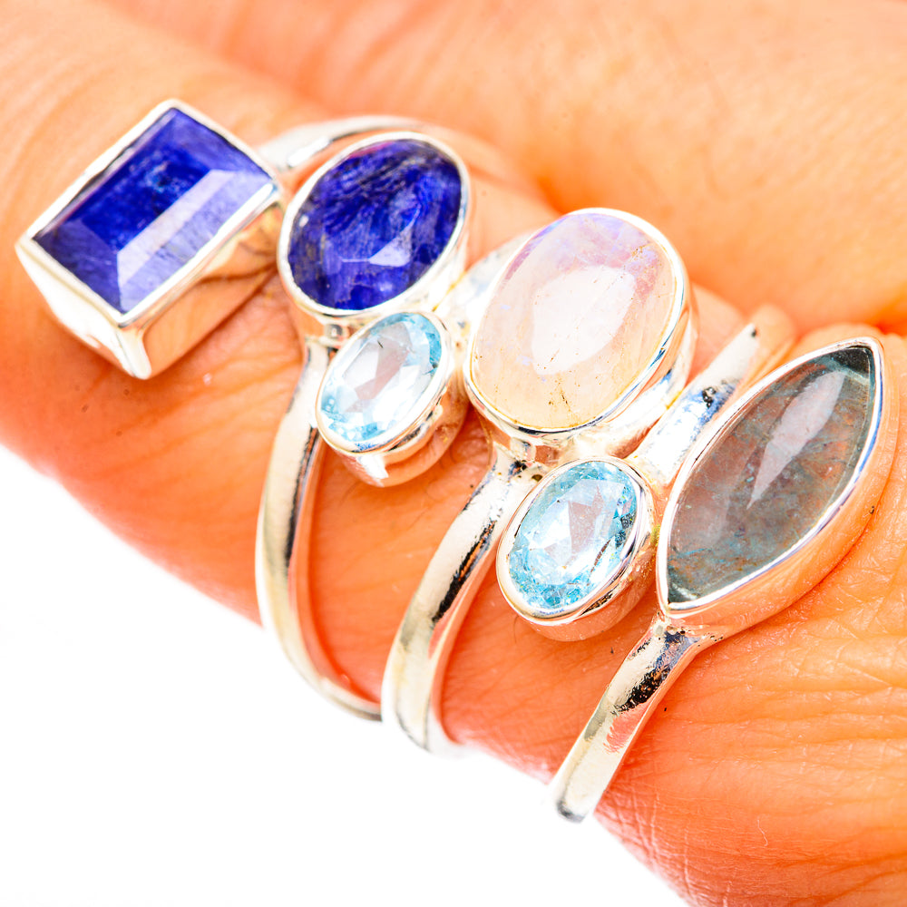 Tanzanite Rings handcrafted by Anasilvercos - RING123549