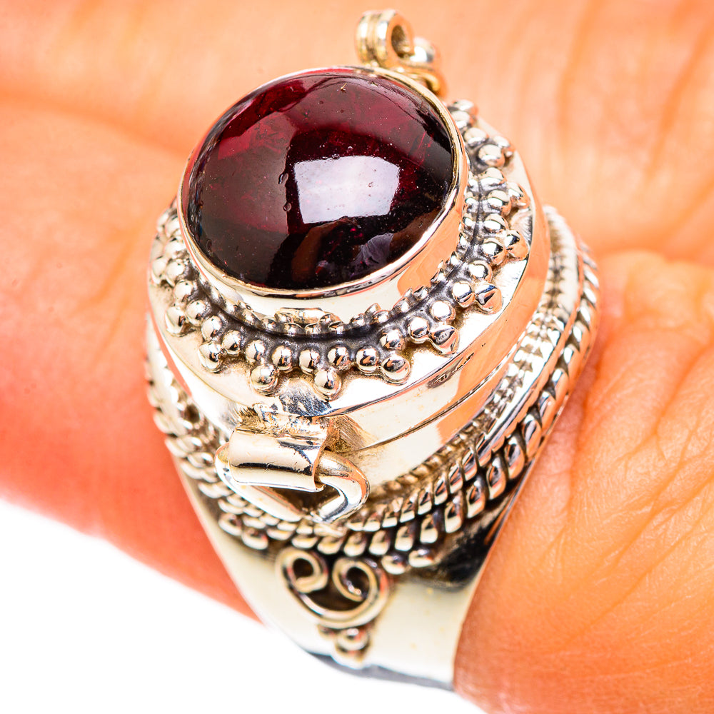 Garnet Rings handcrafted by Anasilvercos - RING123598