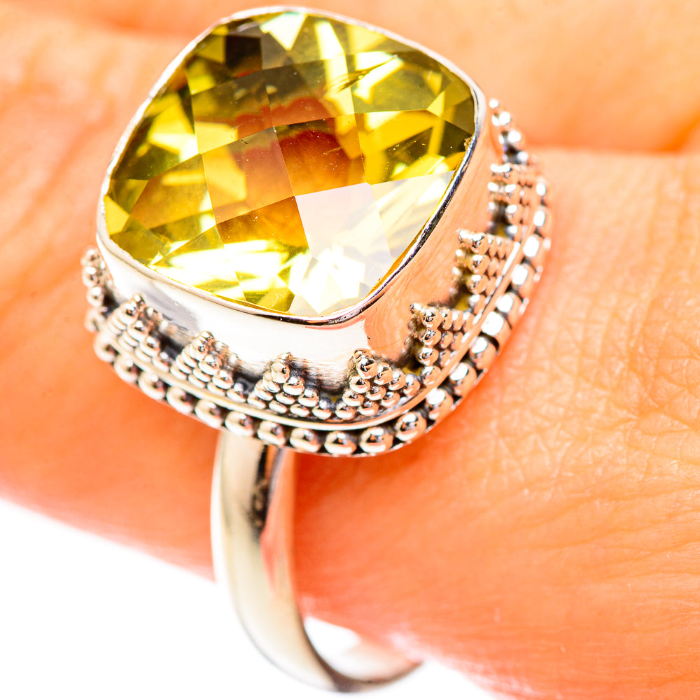 Citrine Rings handcrafted by Anasilvercos - RING123606
