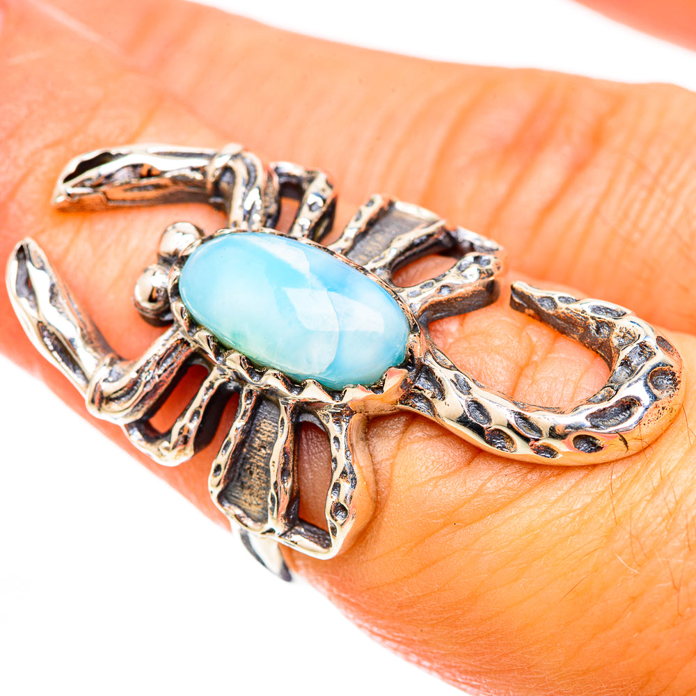 Larimar Rings handcrafted by Anasilvercos - RING123688