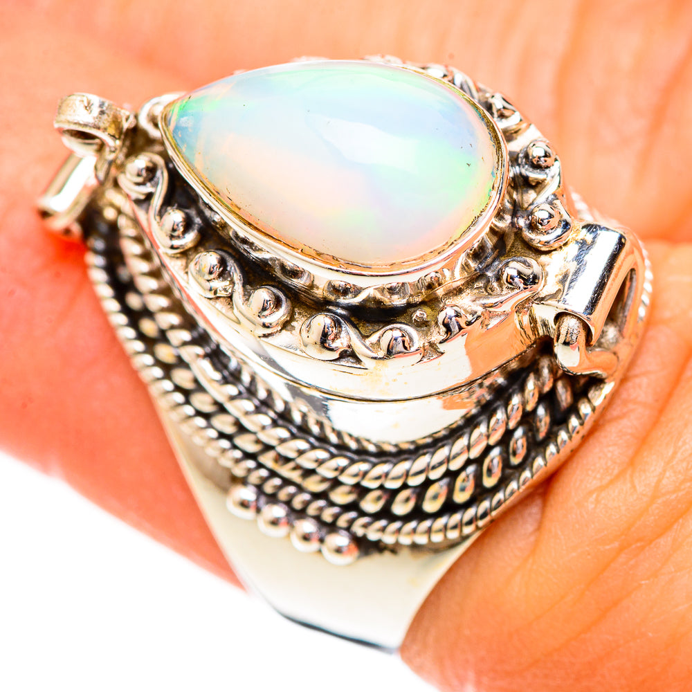 Ethiopian Opal Rings handcrafted by Anasilvercos - RING123716