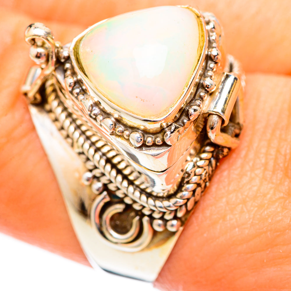 Ethiopian Opal Rings handcrafted by Anasilvercos - RING123717