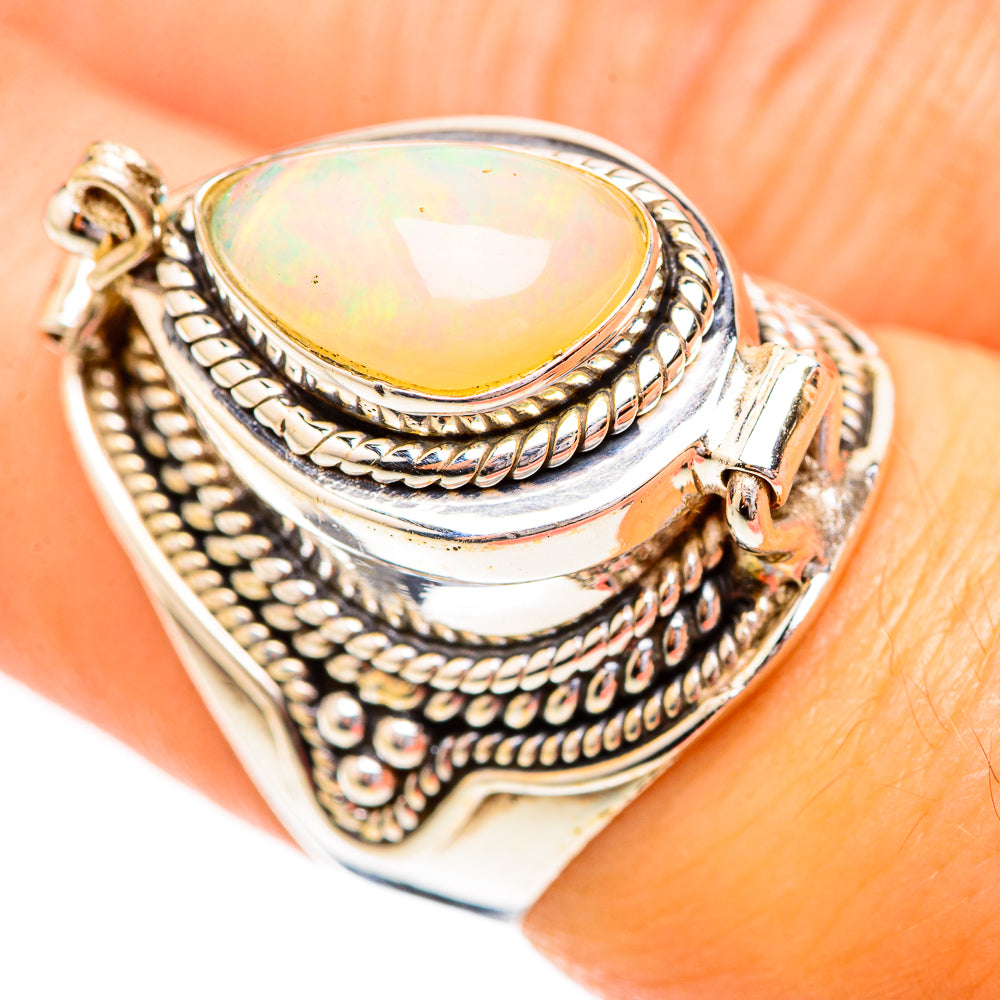Ethiopian Opal Rings handcrafted by Anasilvercos - RING123753