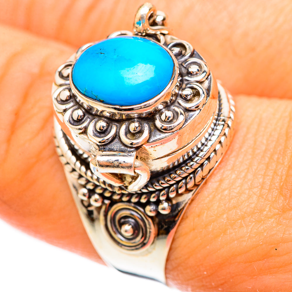 Turquoise Rings handcrafted by Anasilvercos - RING123757
