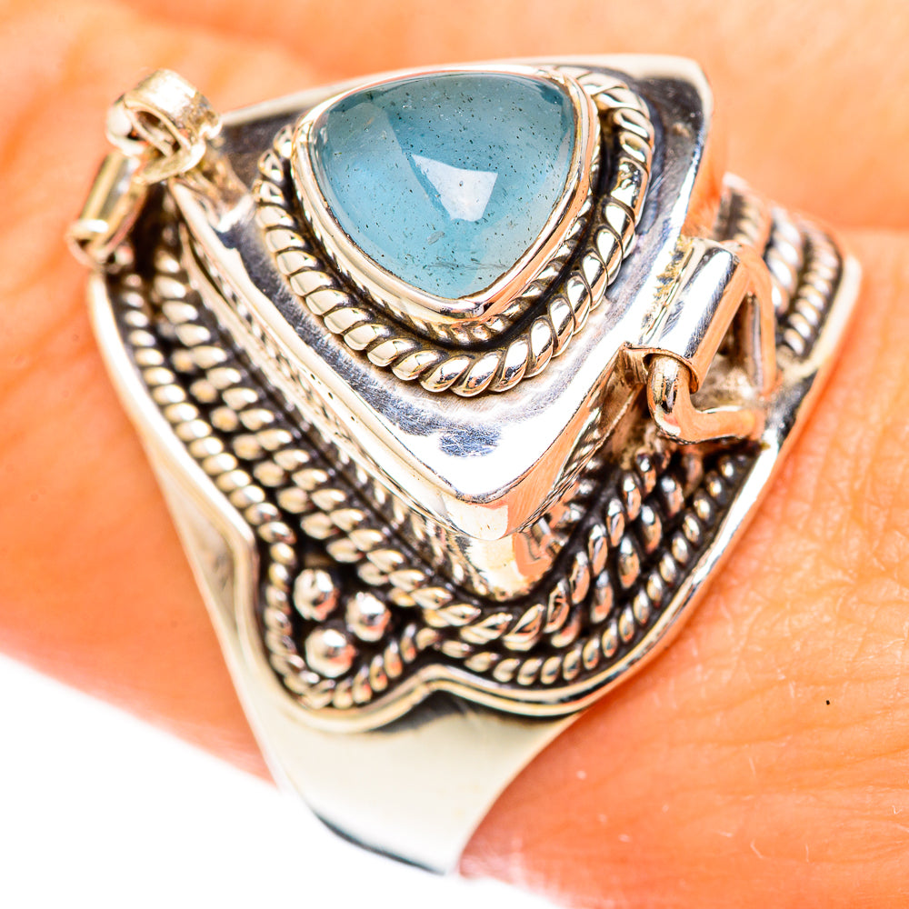 Aquamarine Rings handcrafted by Anasilvercos - RING123760