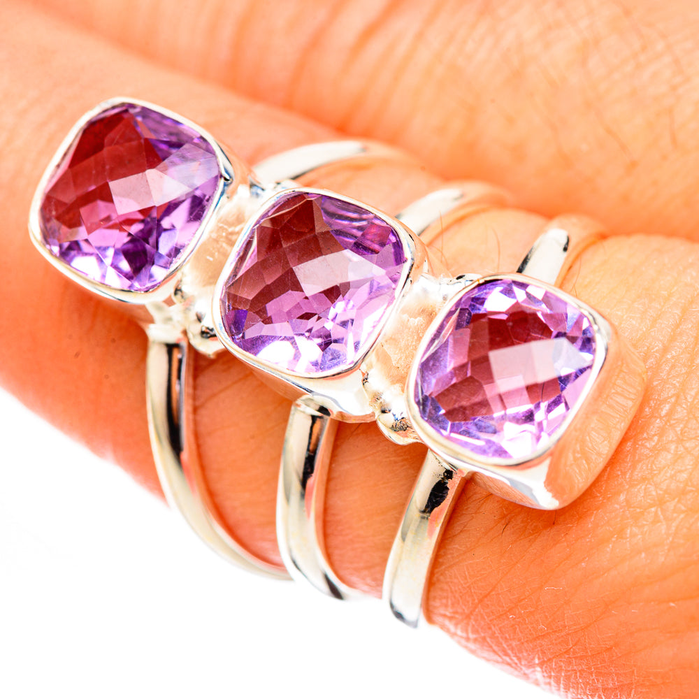 Amethyst Rings handcrafted by Anasilvercos - RING123818
