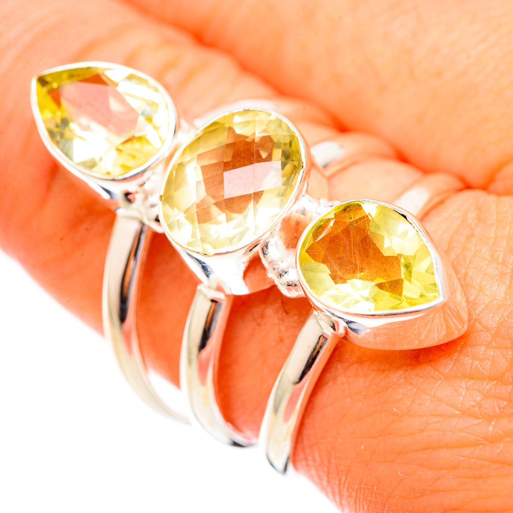 Citrine Rings handcrafted by Anasilvercos - RING123826