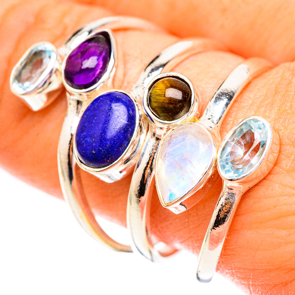 Lapis Lazuli Rings handcrafted by Anasilvercos - RING123849