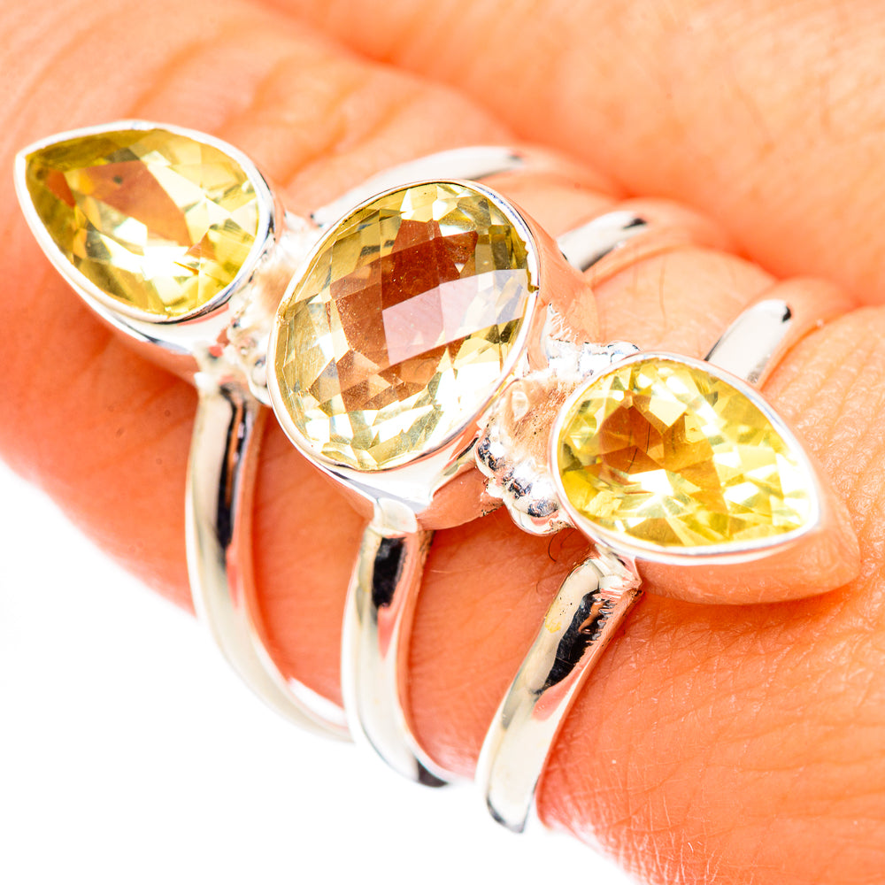 Citrine Rings handcrafted by Anasilvercos - RING123850