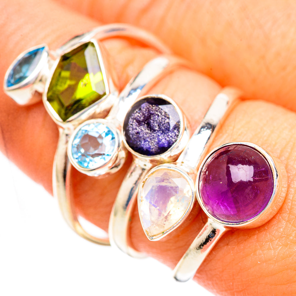 Amethyst Rings handcrafted by Anasilvercos - RING123872
