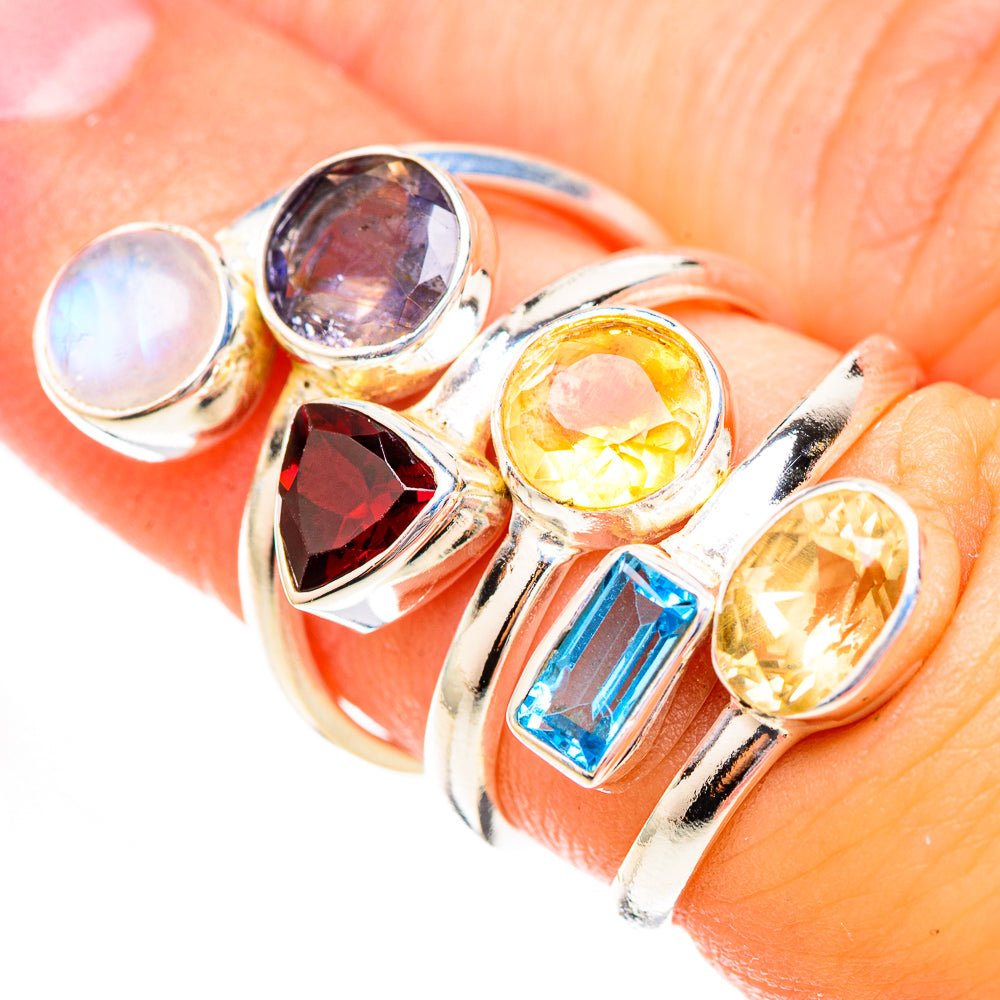 Garnet Rings handcrafted by Anasilvercos - RING123889