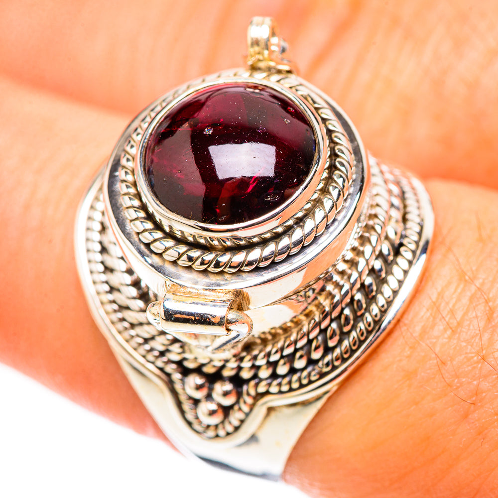 Garnet Rings handcrafted by Anasilvercos - RING123910