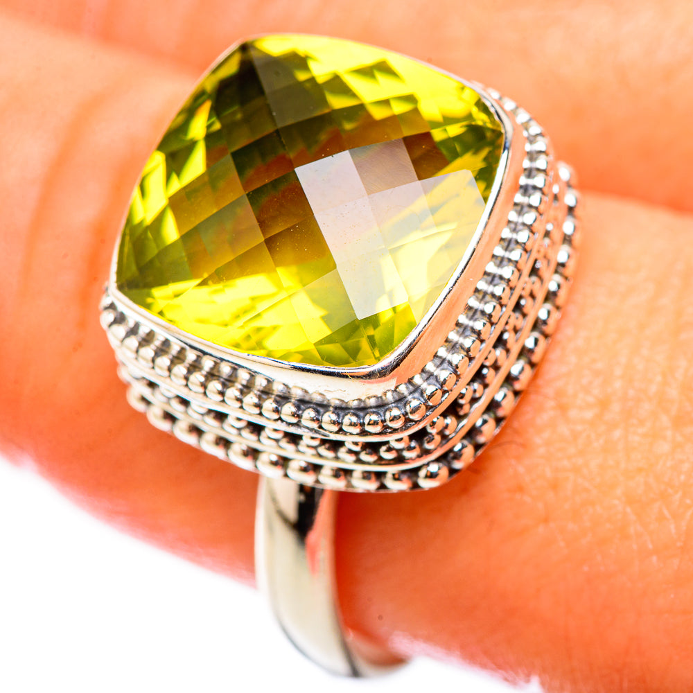 Citrine Rings handcrafted by Anasilvercos - RING123920
