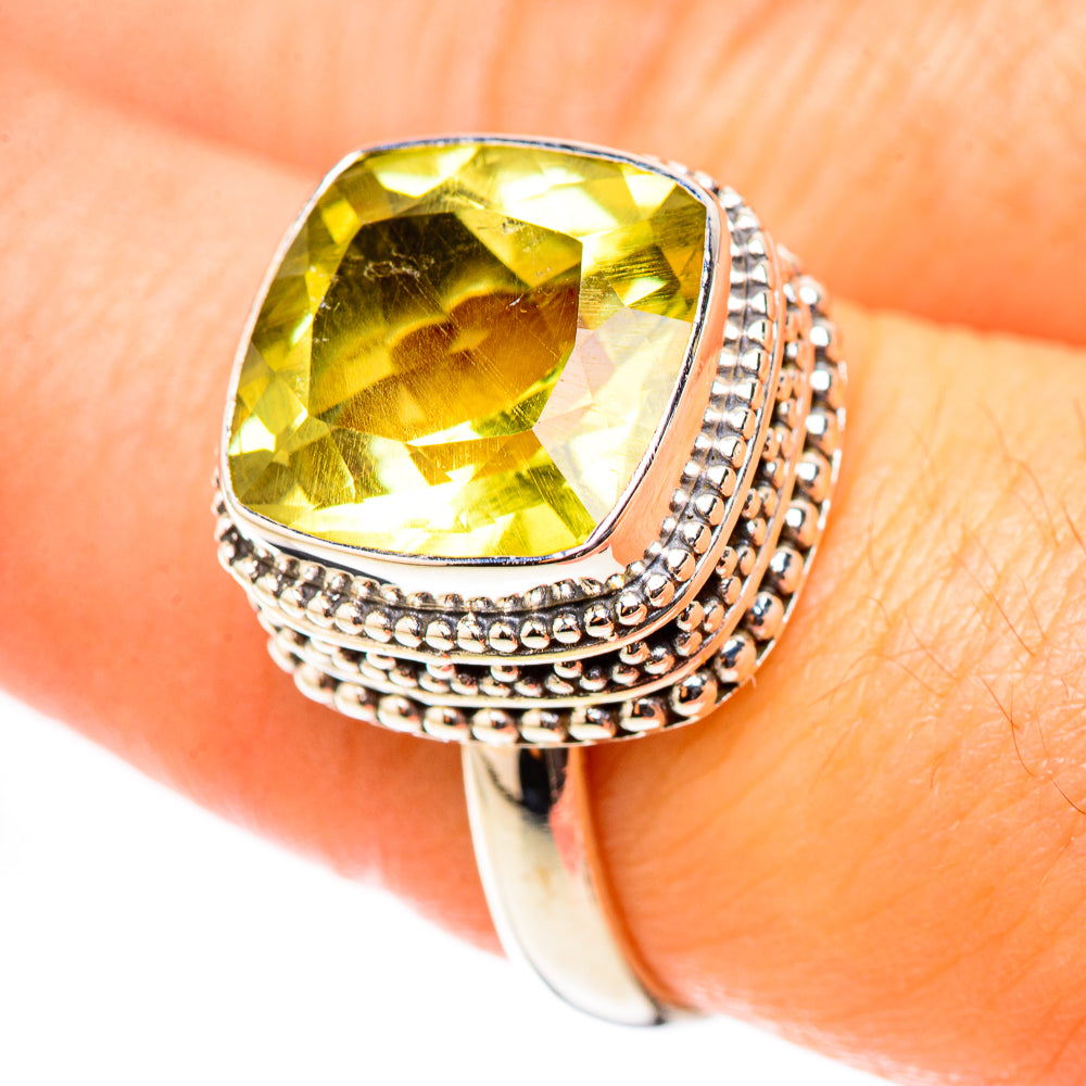Citrine Rings handcrafted by Anasilvercos - RING123948