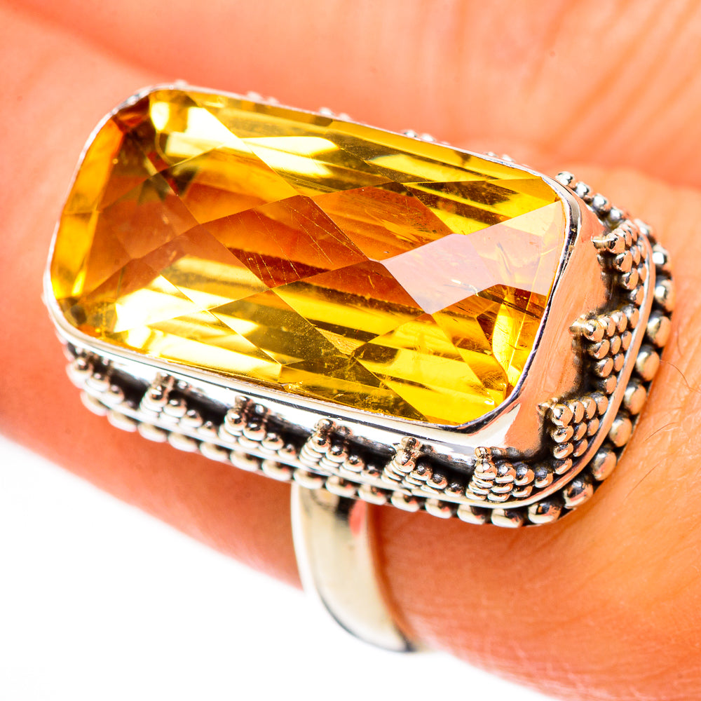 Citrine Rings handcrafted by Anasilvercos - RING123962