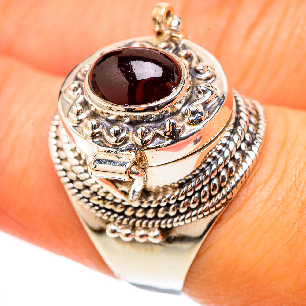 Garnet Rings handcrafted by Anasilvercos - RING123966
