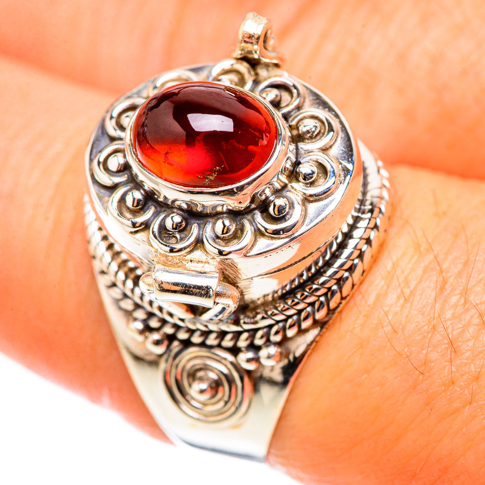 Garnet Rings handcrafted by Anasilvercos - RING124014