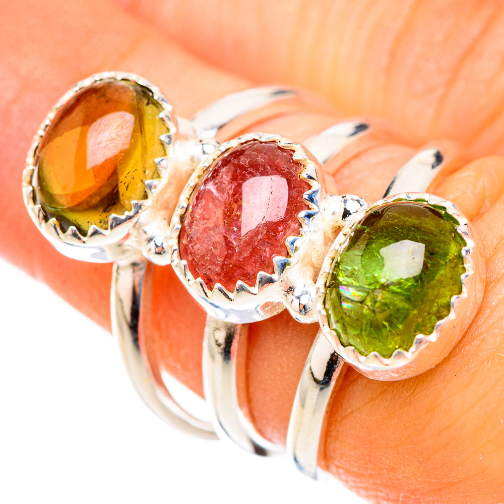 Tourmaline Rings handcrafted by Anasilvercos - RING124086
