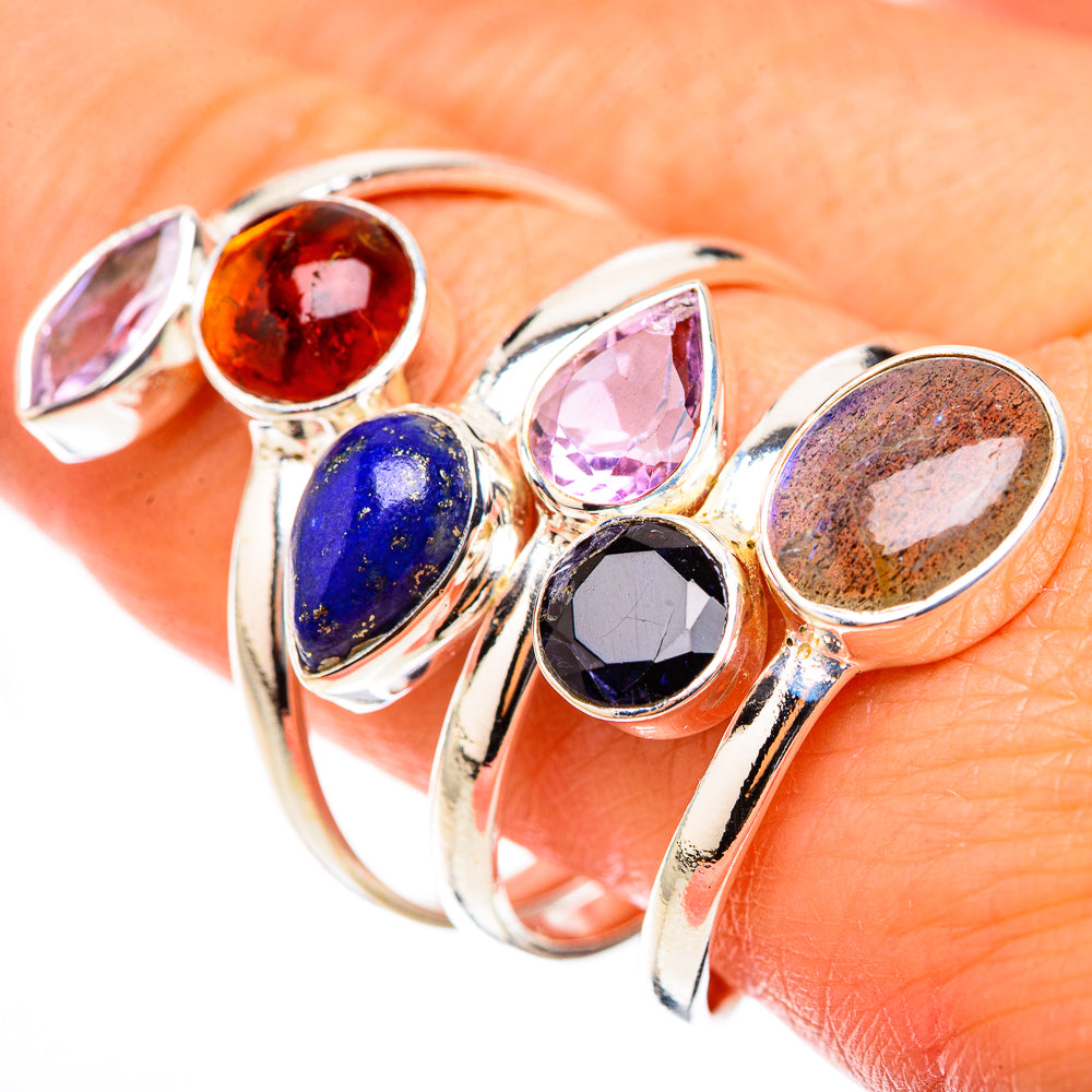 Labradorite Rings handcrafted by Anasilvercos - RING124184