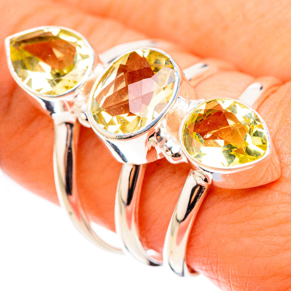 Citrine Rings handcrafted by Anasilvercos - RING124187