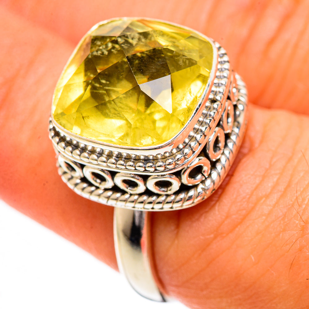 Citrine Rings handcrafted by Anasilvercos - RING124222