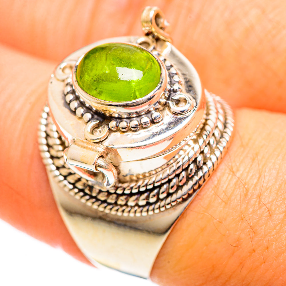 Peridot Rings handcrafted by Anasilvercos - RING124232