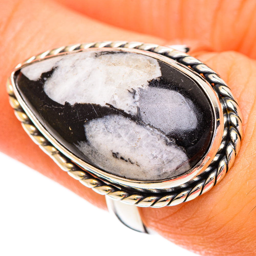 Pinolith Jasper Rings handcrafted by Anasilvercos - RING124242