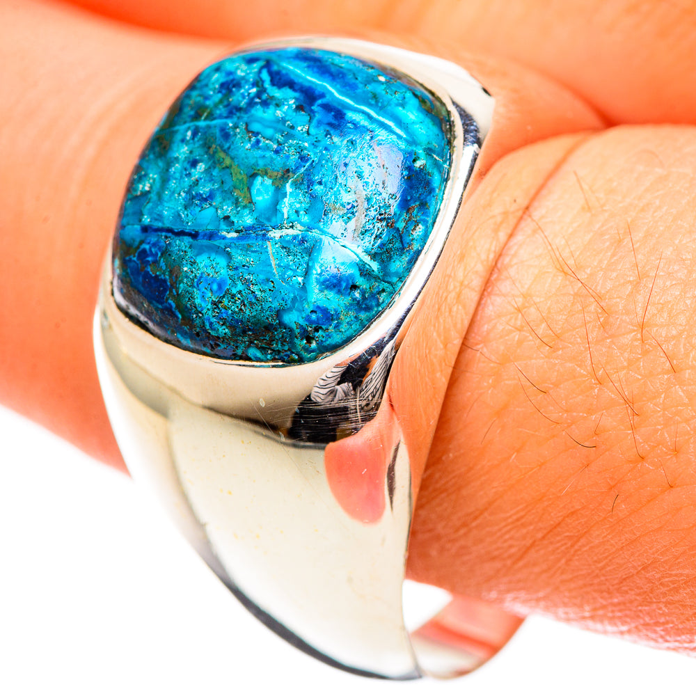 Chrysocolla Rings handcrafted by Anasilvercos - RING124250