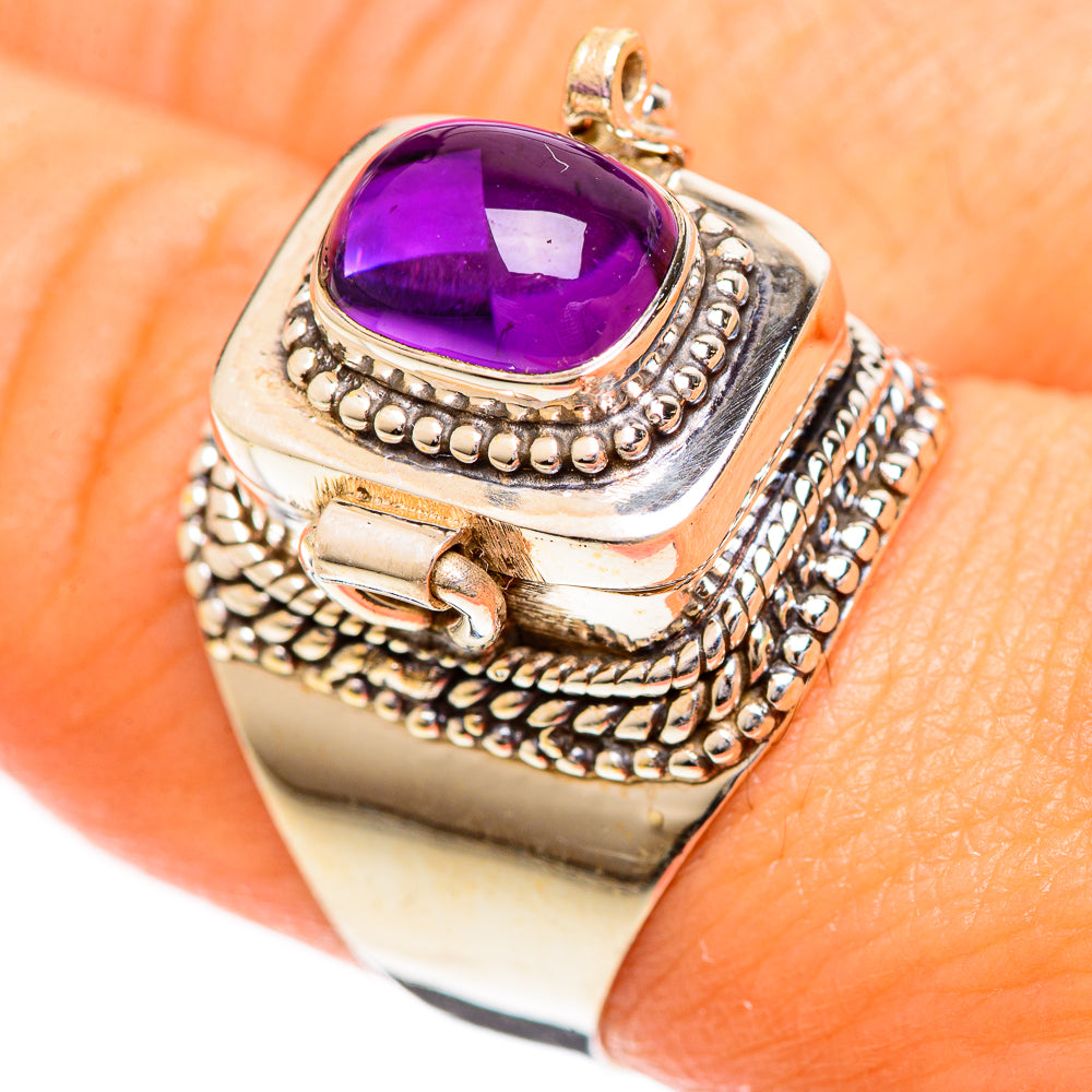 Amethyst Rings handcrafted by Anasilvercos - RING124306