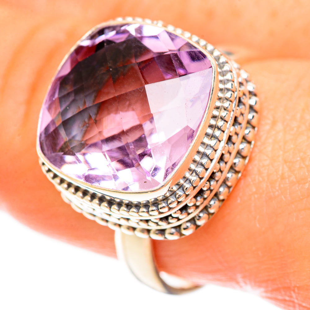 Amethyst Rings handcrafted by Anasilvercos - RING124343