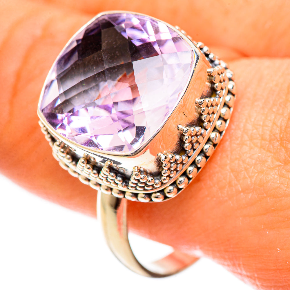 Amethyst Rings handcrafted by Anasilvercos - RING124359