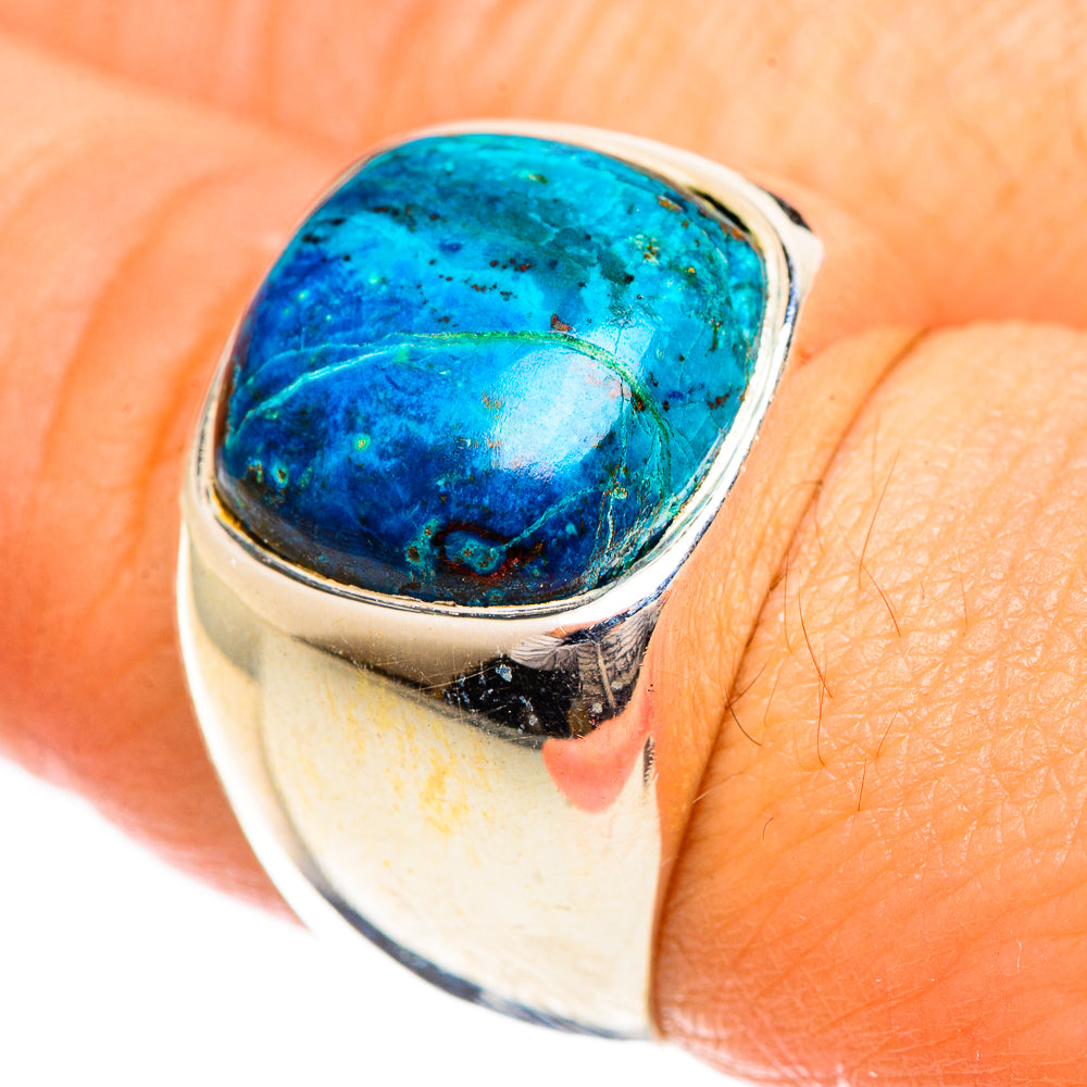 Chrysocolla Rings handcrafted by Anasilvercos - RING124367