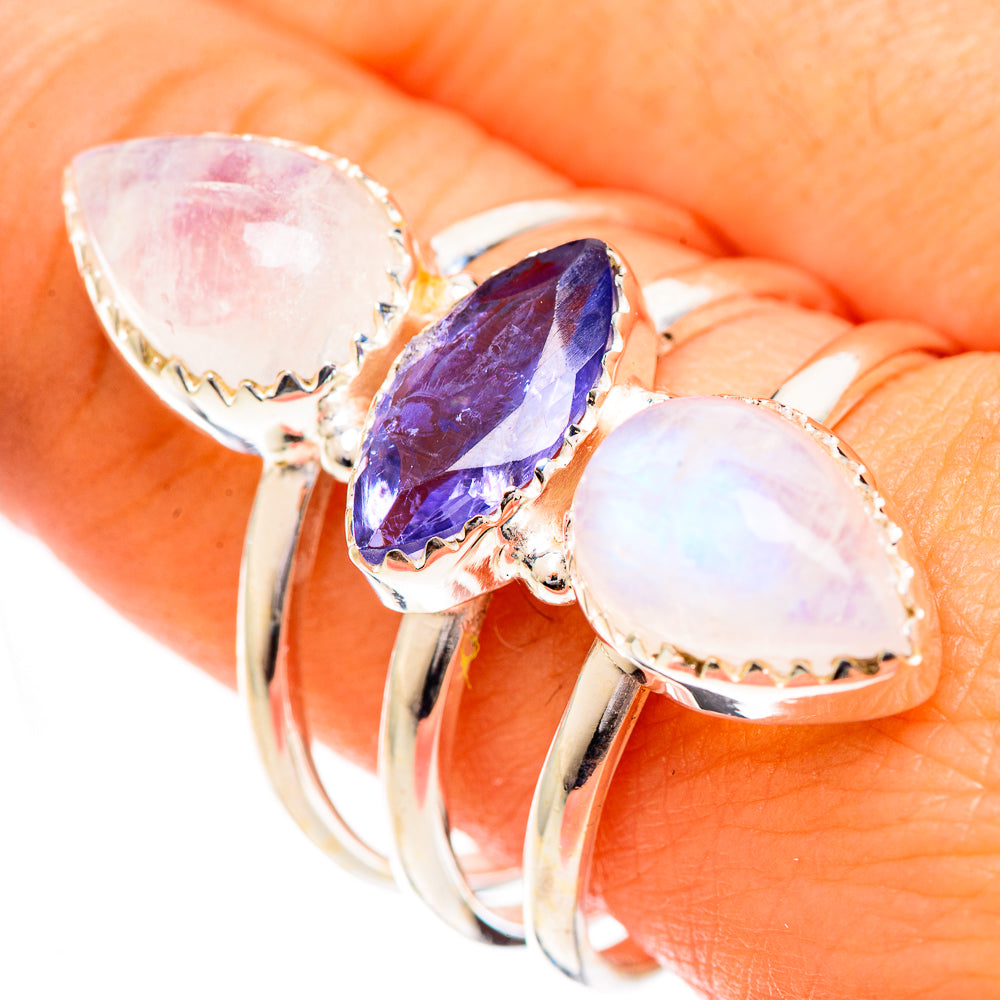 Tanzanite Rings handcrafted by Anasilvercos - RING124412