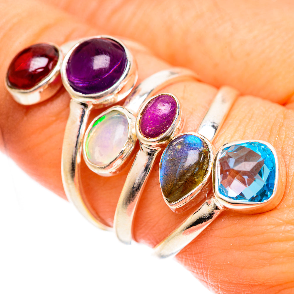 Amethyst Rings handcrafted by Anasilvercos - RING124419