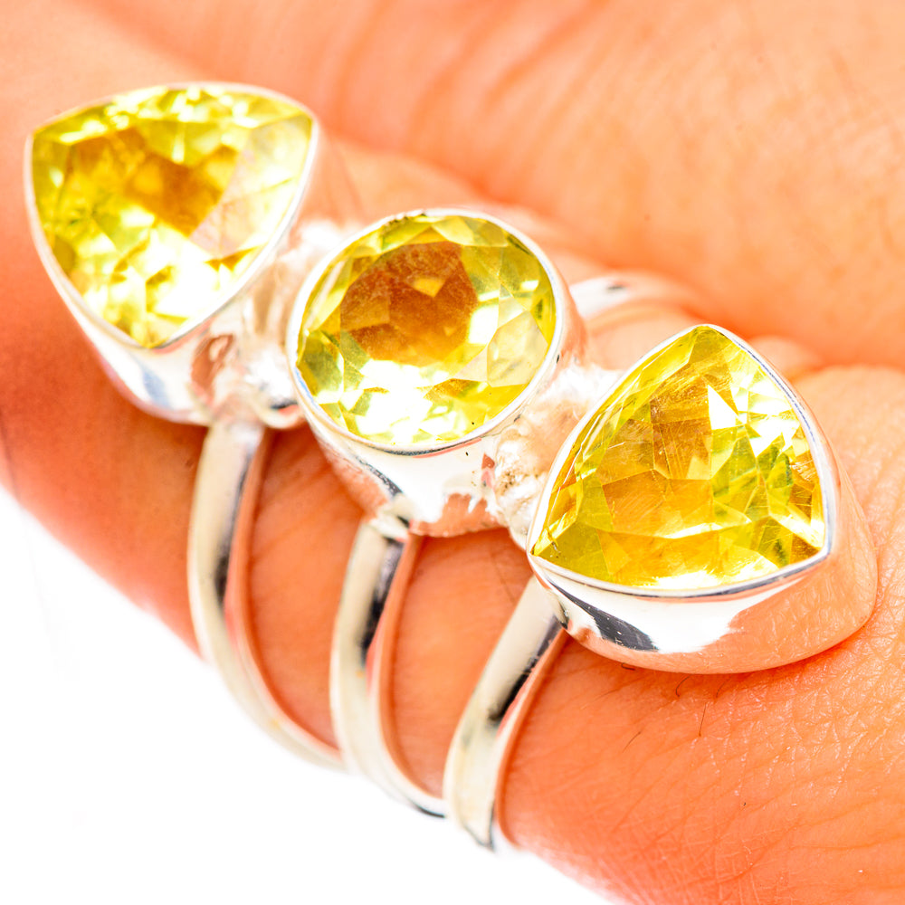 Citrine Rings handcrafted by Anasilvercos - RING124420