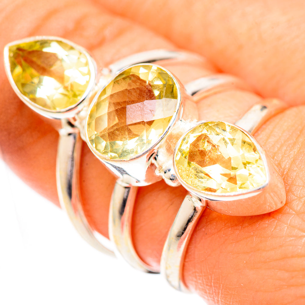 Citrine Rings handcrafted by Anasilvercos - RING124421