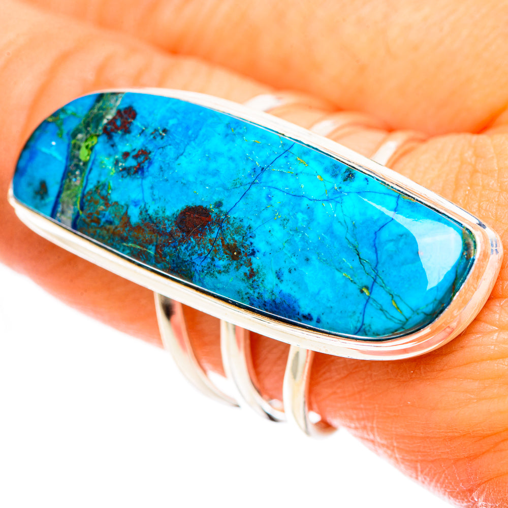 Chrysocolla Rings handcrafted by Anasilvercos - RING124425