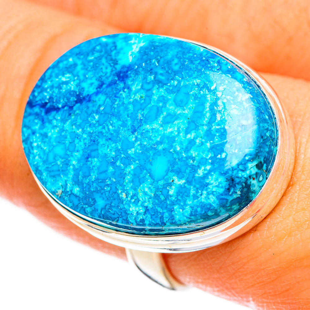 Chrysocolla Rings handcrafted by Anasilvercos - RING124449