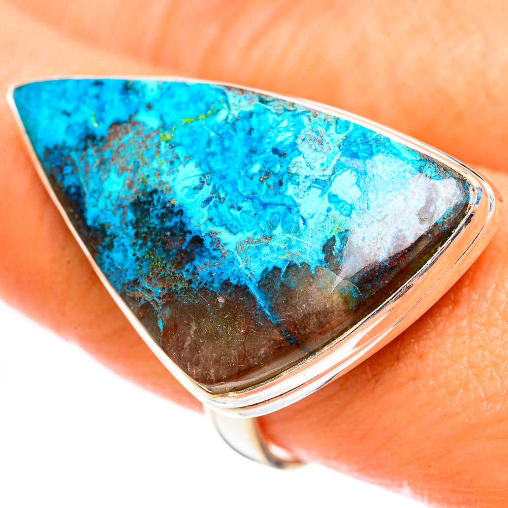 Shattuckite Rings handcrafted by Anasilvercos - RING124454