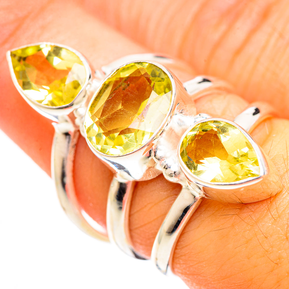 Citrine Rings handcrafted by Anasilvercos - RING124462