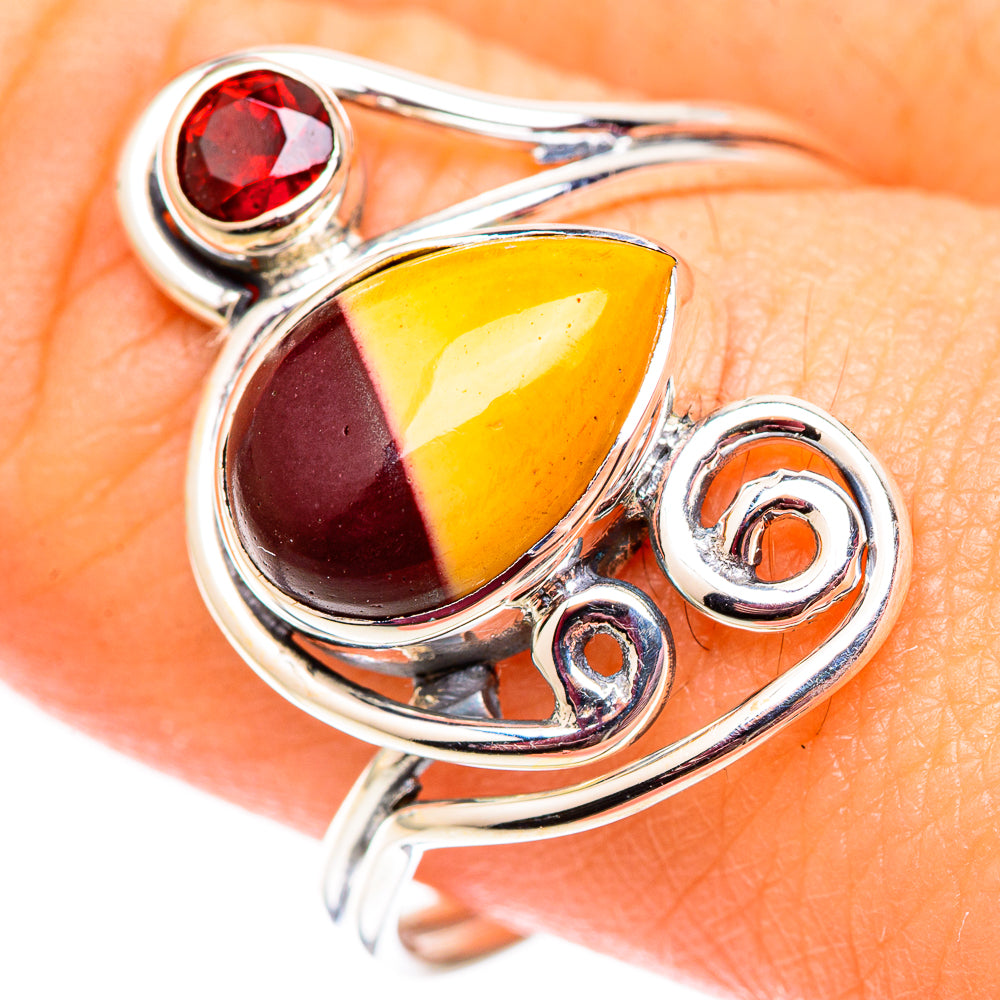 Mookaite Rings handcrafted by Anasilvercos - RING124510