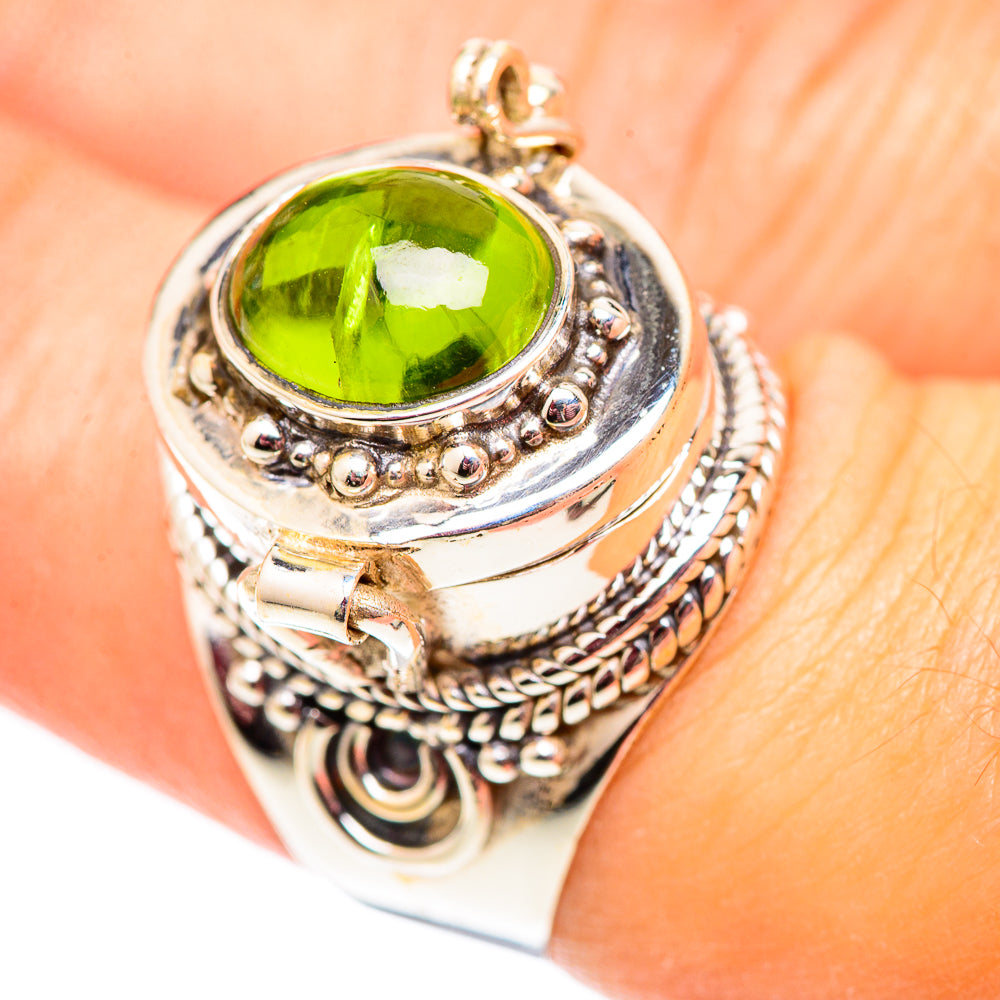 Peridot Rings handcrafted by Anasilvercos - RING124562